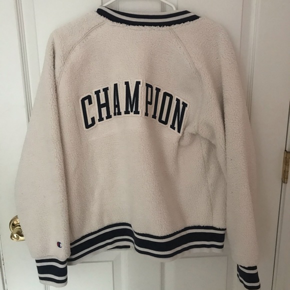 Champion Sherpa Zip Up Jacket - Picture 2 of 3